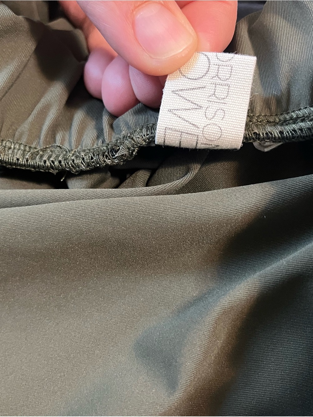 Women’s Versatile Olive Green Elastic-Waist Trousers - Picture 8 of 11